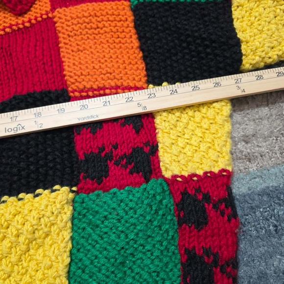 Harry Styles Handmade Croche JW Inspired Cardigan Multicolored - Picture 8 of 8